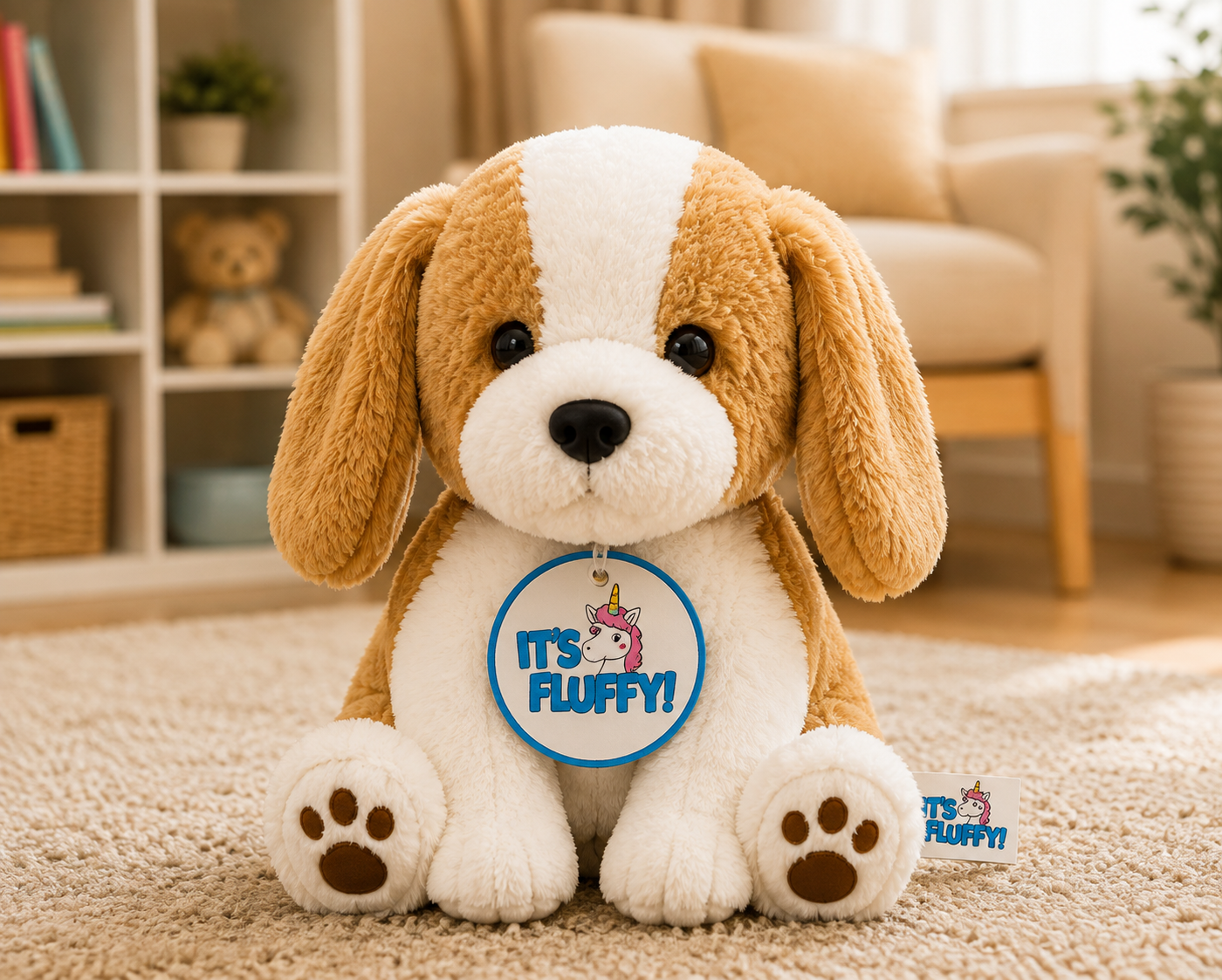 Cuddly Puppy Plush Toy