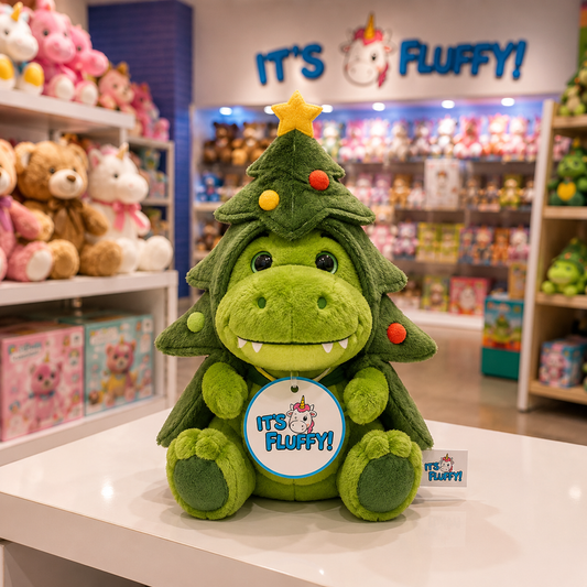 Christmas Tree Dinosaur Plush Toy