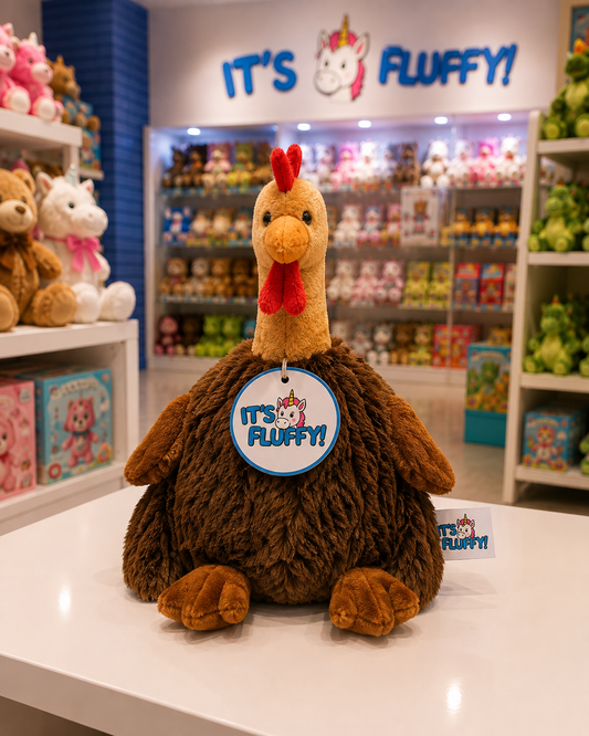 Fluffy Chicken Plush Toy