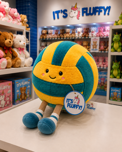 Plush Volleyball Character Toy