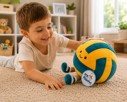 Plush Volleyball Character Toy