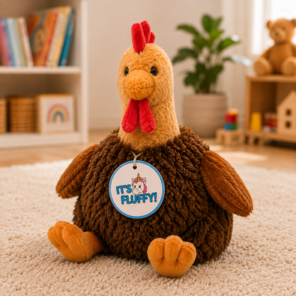 Fluffy Chicken Plush Toy