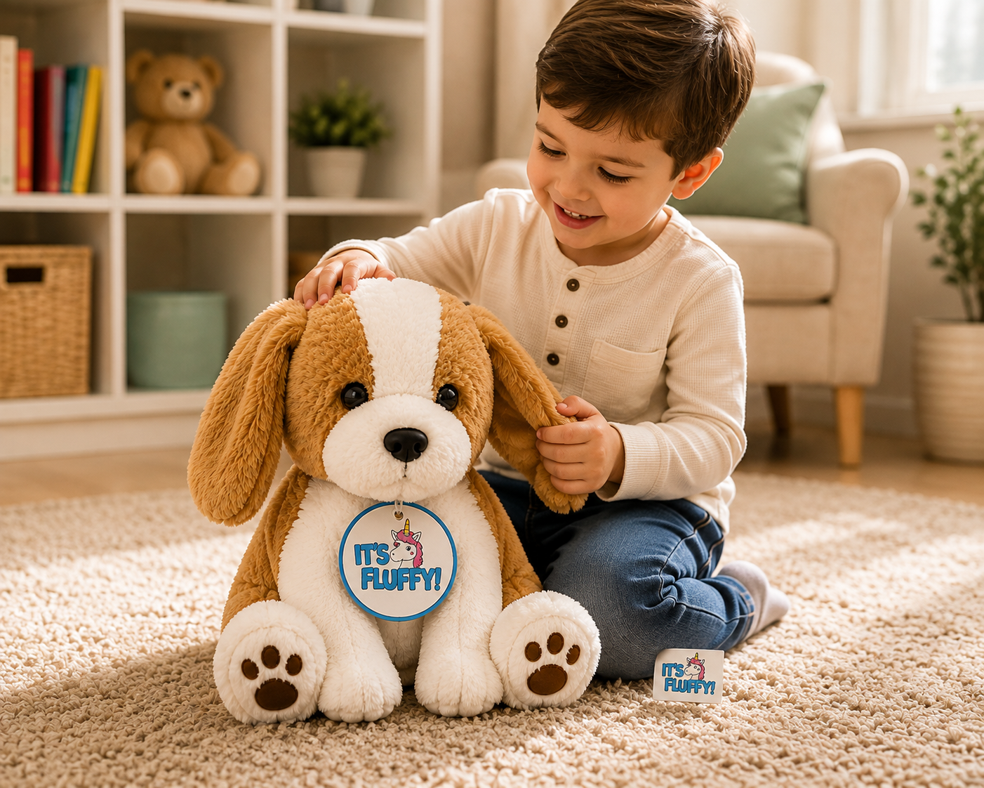 Cuddly Puppy Plush Toy