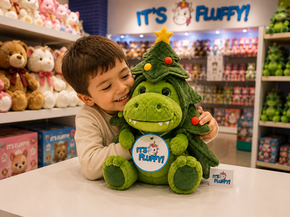 Christmas Tree Dinosaur Plush Toy